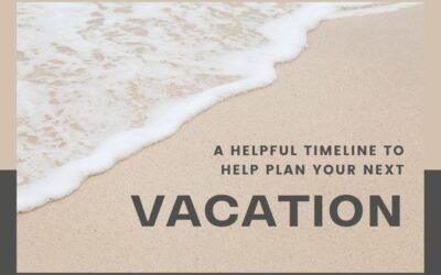 A Helpful Timeline for Planning Your Perfect Vacation