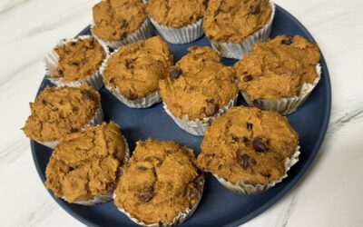 Easy 3-Ingredient Pumpkin Spice Muffins (Dairy-Free and Egg-Free)